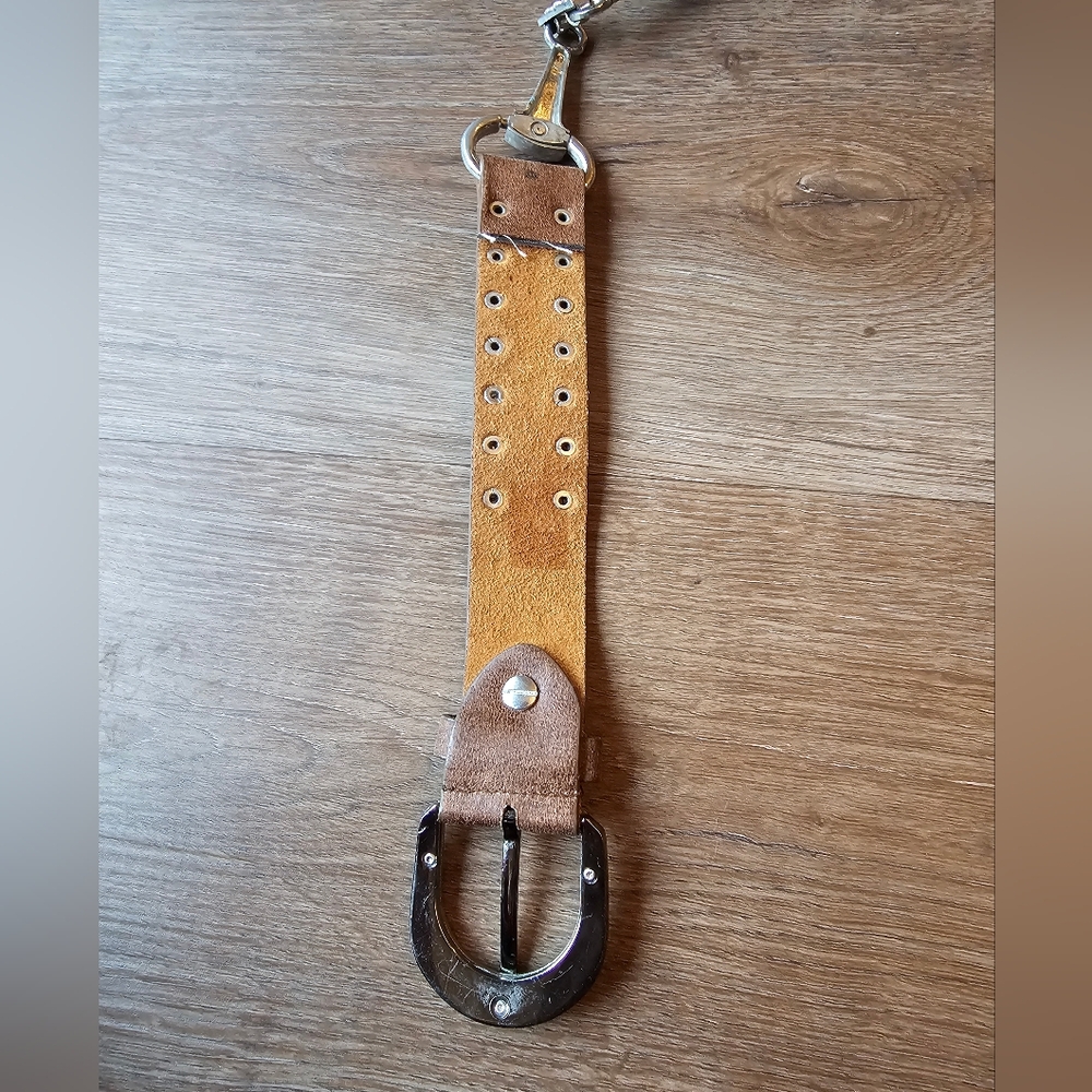 Leather And Rhinestone Snaffle Bit Bedazzled West… - image 6